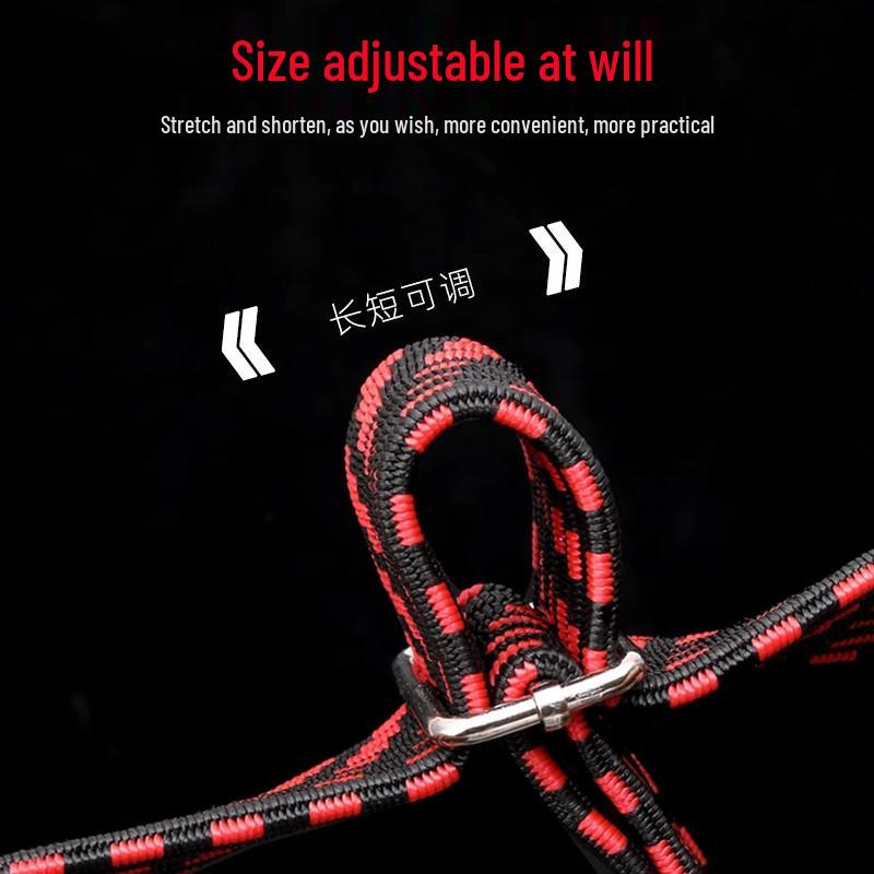 Elastic Motorcycle Tie-Down Strap for Cargo & Luggage