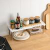 Retractable Double-Layer Stainless Steel Spice Rack and Organizer