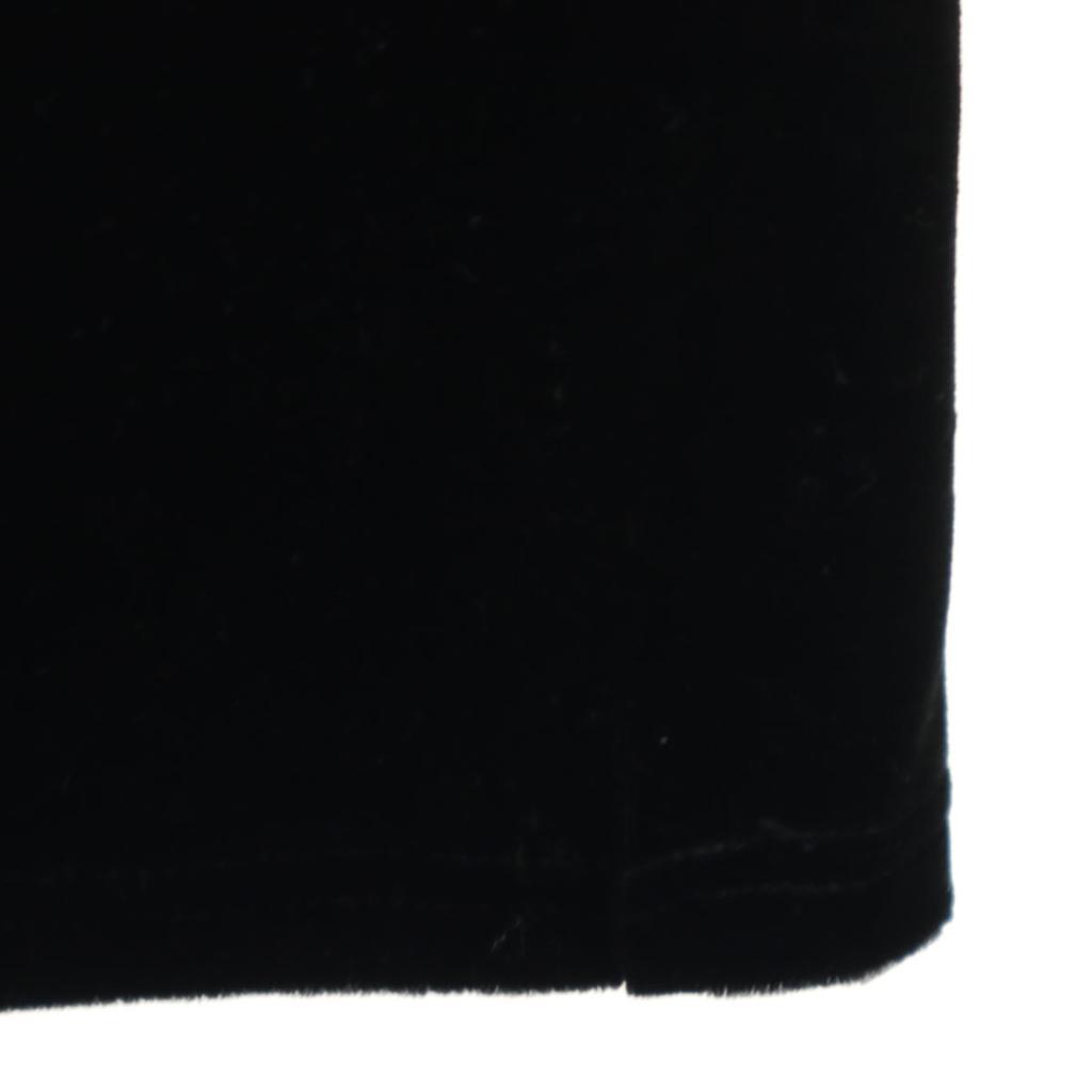 FOXEY NEW YORK made in Japan 7 minutes sleeve Velor blouse 40 black Women Used