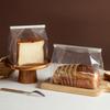 10pcs Toast Bakery Bag With Clear Window Bread Packaging Bags Curling Wire Sealing Avoid Oil Baking Takeaway Food Cake Package