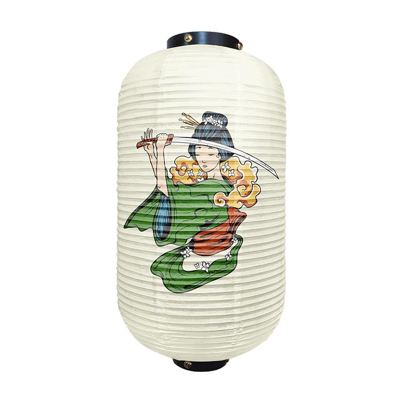 Japanese Traditional Geisha Pattern Lantern Beautiful Ukiyo-e Style Paper Cuisine Izakaya Restaurant Home Holiday Party Decor