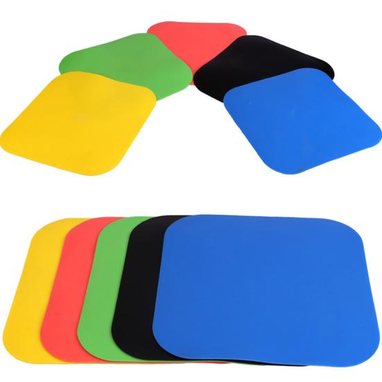 Flat Disc Marker Non-skid Obstacle Spots Marker Color Anti-Slip Agility Logo Bright for Soccer