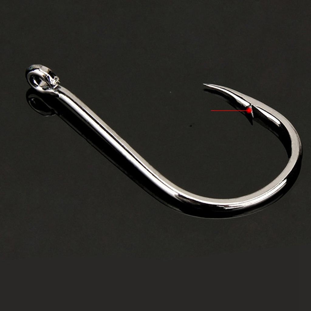 1000pcs Barbed Fishing Hooks 3 To 12 Sizes Steel Fish Hook with Barb Fishing Accessories for Outdoor