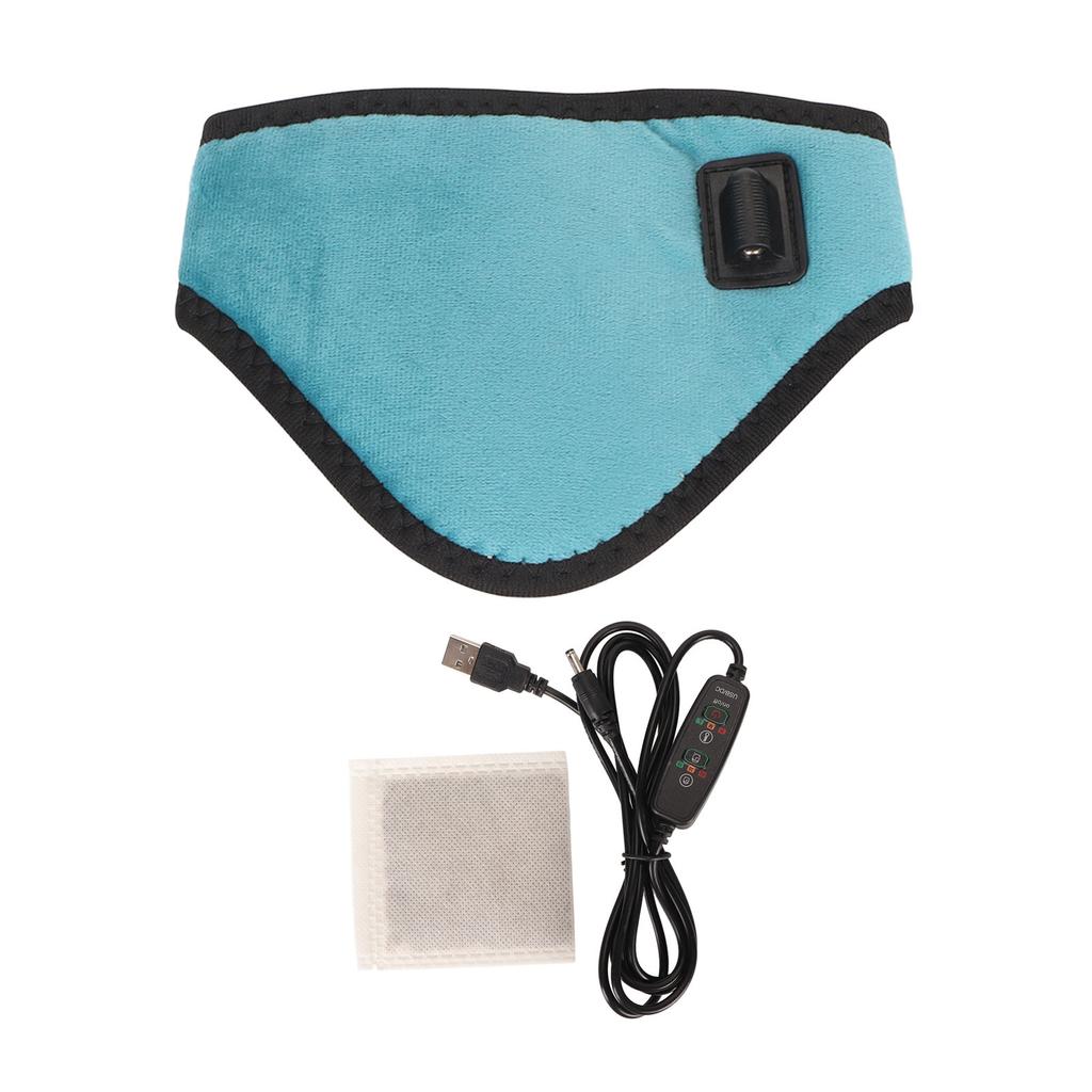 Cordless Neck Heating Pad Far Infrared Heat 3 Levels Adjustment Wormwood USB Thermal Neck Brace for Reduce Fatigue