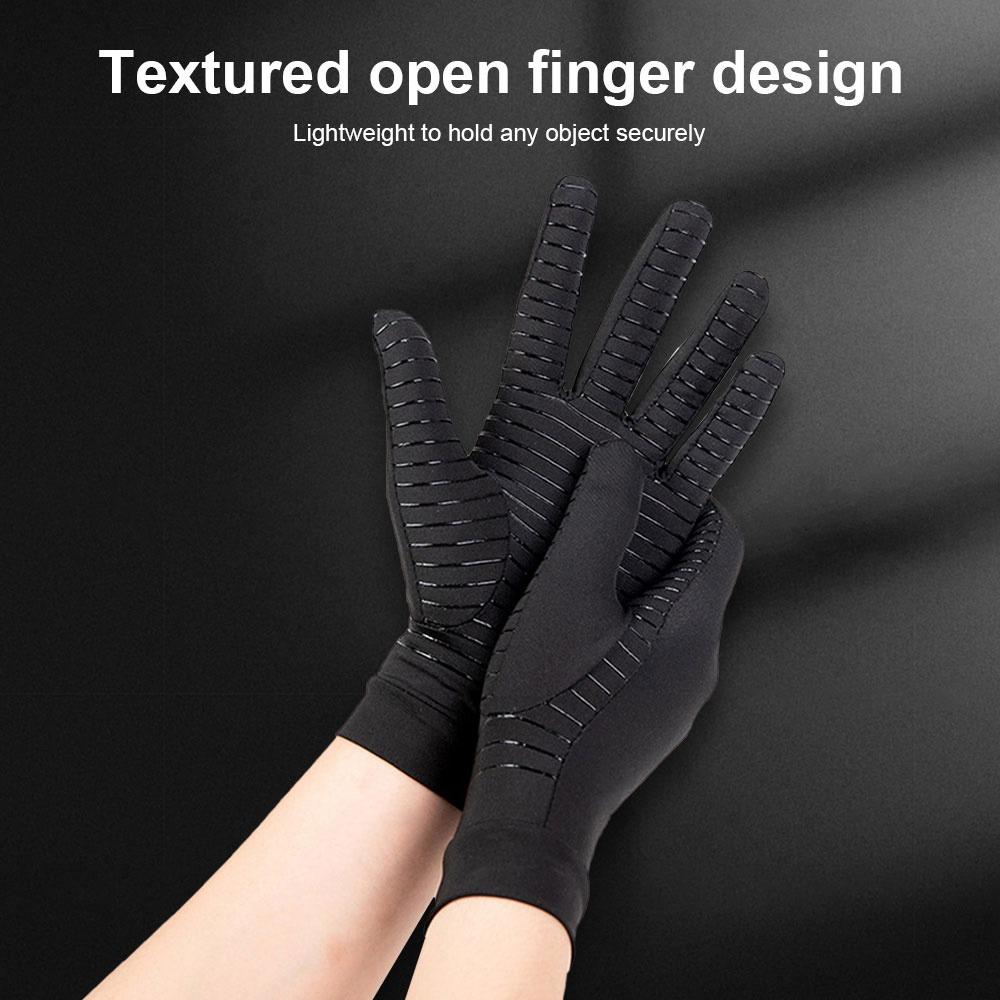 

Driving Hiking Running Touch Screen Copper Fiber Spandex Winter Warm Full Finger Gloves S