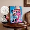 Disney Pearl Painting Minnie Giant Ice Cream Sundae Creative Art 5D Pearl Embroidery Cross Stitch Kit Handmade DIY Home and Room Decor Gift