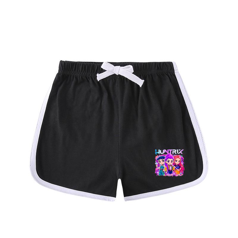 Completo Due Pezzi Kpop Demon Slayer per Bambini: T-shirt a maniche corte e pantaloncini 130cm