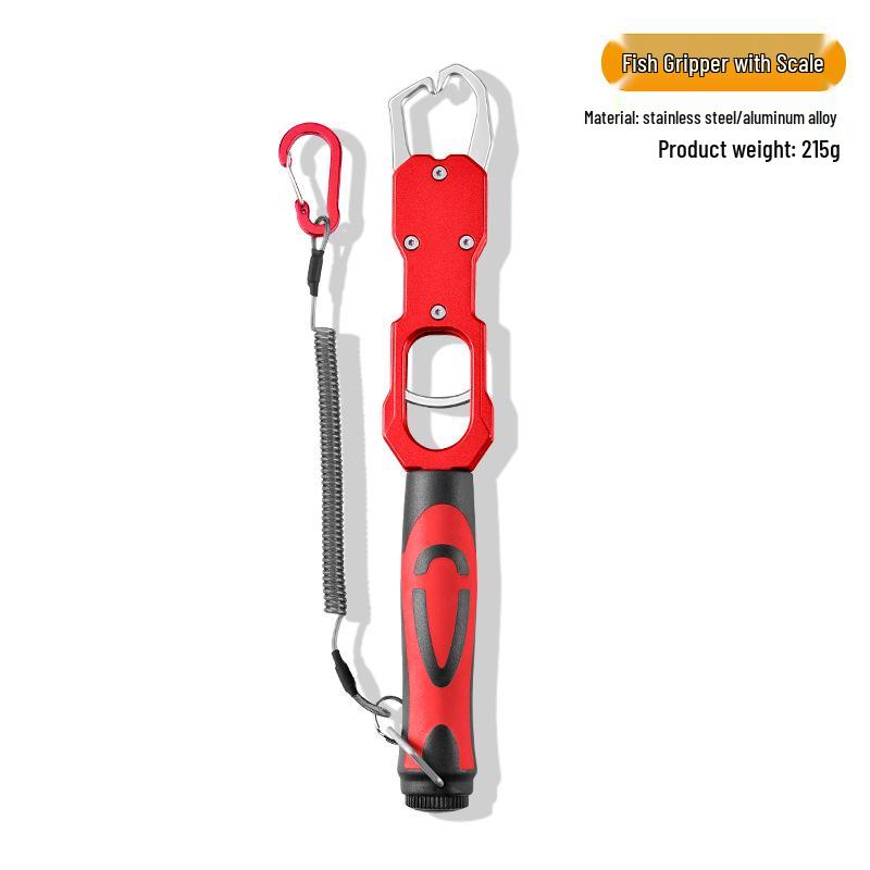 Multi-Functional Fish Lure Pliers Set with Scale and Extended Handle Gripper for Large Fish