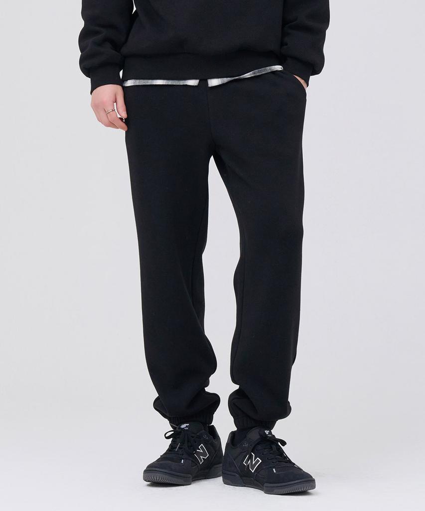 CHASECULT Unisex Mink Fleece-Lined Jogger Pants - Black