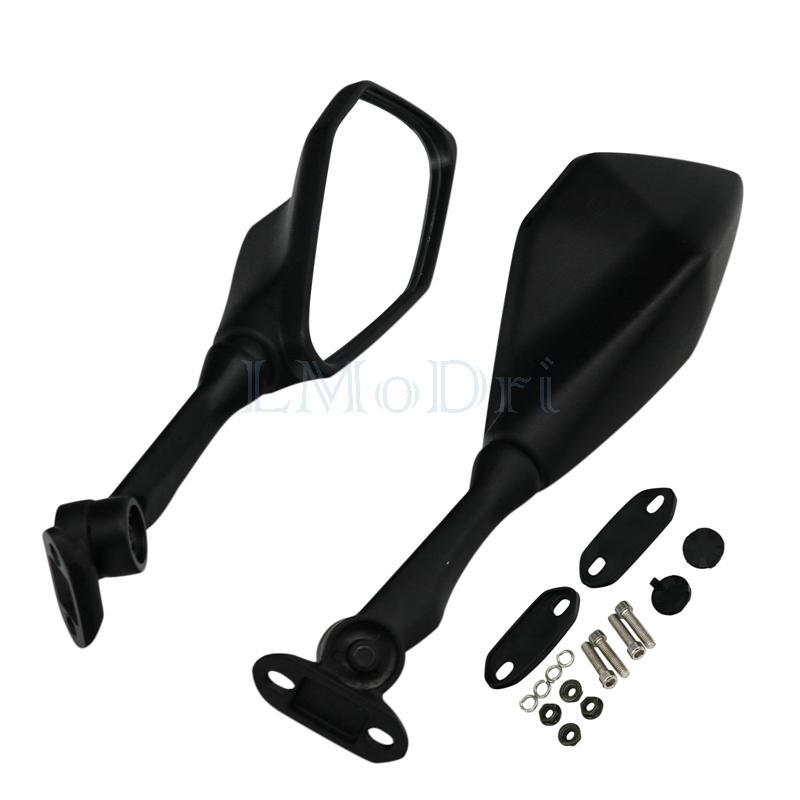 LMoDri Motorcycle Mirror Racing Motorbike Sport Bike Rear View Mirrors For   Kawasaki ZX6R ZX Honda CBR 2