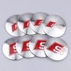 4er Set Radnabendeckel Aufkleber Auto Radkappen für Audi S RS A3 A4 B8 A6 A5 Q5 A7 - Mehrere Größen 56/60/63/65/68mm