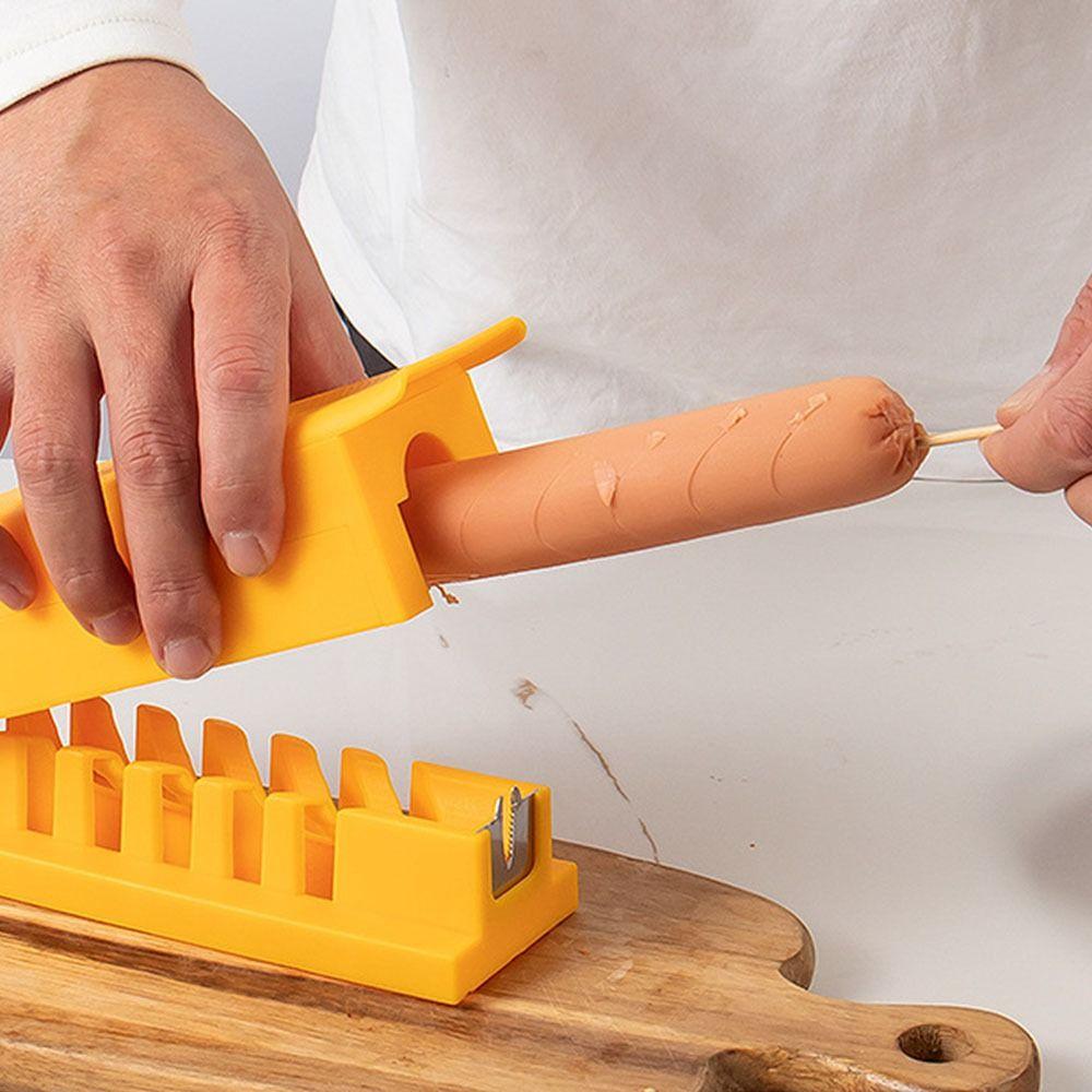 DIY Sausage Peeler Creative Banana Cutter Multifunctional Hot Dog Cutter  Barbecue Tools