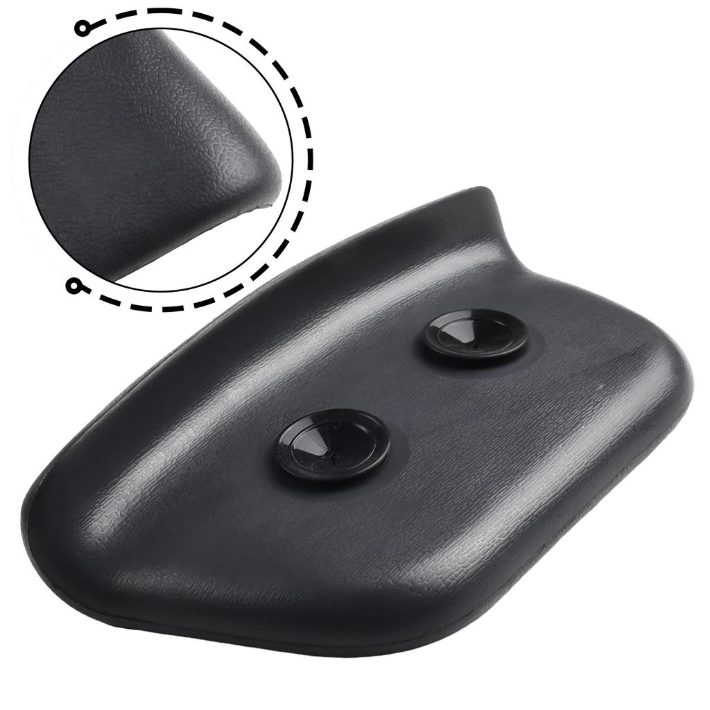 Spa Bath Pillow PU Bathtub Headrest Waterproof Non-Slip Bath Cushion BLACK Bathtub Pillow  For Relaxing Head Neck BackHot-Spa