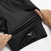 Mizuno Running Black Half-Length Shorts, Multi-Pocket Pants, 9-Inch, 360-Degree Pockets,
