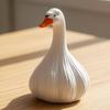 Duck Figurine Carved Resin Ornament Feather Textures