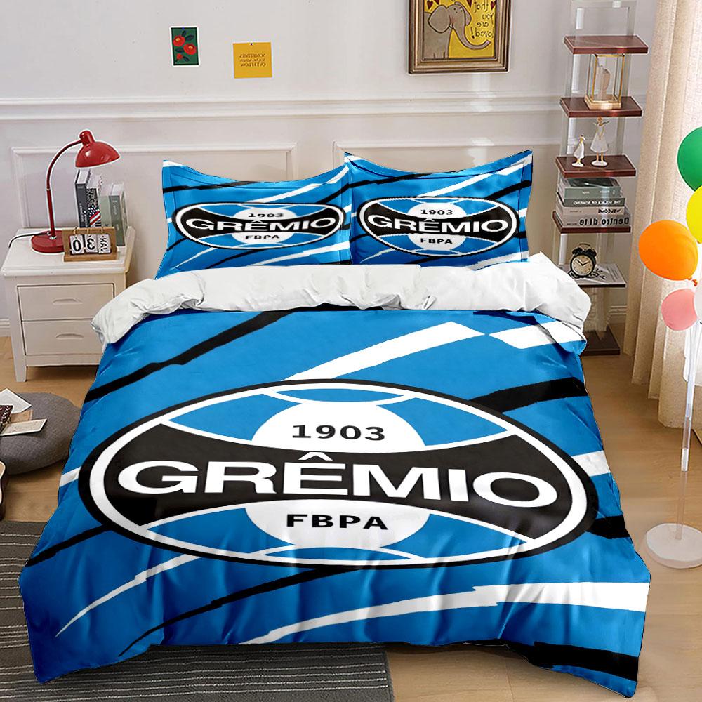 Grêmio logo and stripes. Bedding sets Duvet cover sets Duvet covers Pillowcases(1*Duvet Cover 2*Pillowcases without duvet insert) 135x200cm