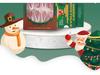 European & American Christmas Press-On False Nails Set