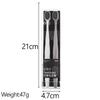 2PCS Random Medium Hard Bristled Adult Home Couple Toothbrush Wide Head Cleaning Toothbrush Man Travel Teeth Oral Care Set