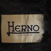 Herno Down Coat 40 Charcoal Navy Women Used