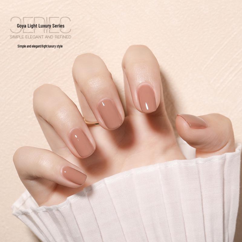 Gaoy Transparent Nude Jelly Gel Nail Polish 2025 - New Translucent Nude Color for Professional Use