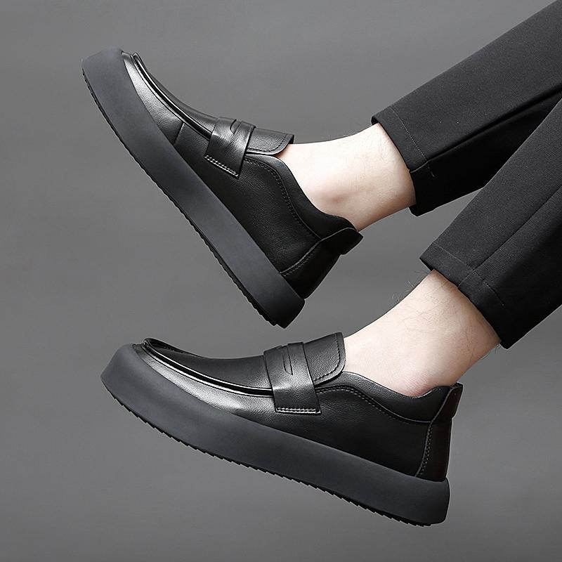 Casual height increasing fashionable men's shoesOffice Formal Shoes for Male Wedding Party Casual Business Brand trend shoes