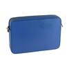 Michael Kors Letter Logo Logo Zipper Closure Leather Shoulder Crossbody Bag Women's Blue