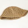 2026 NEW Handmade High Quality Minimalist Hollow-out Sun Hat Floppy Summer Hats For Women Beach Panama Straw Dome Bucket Hat