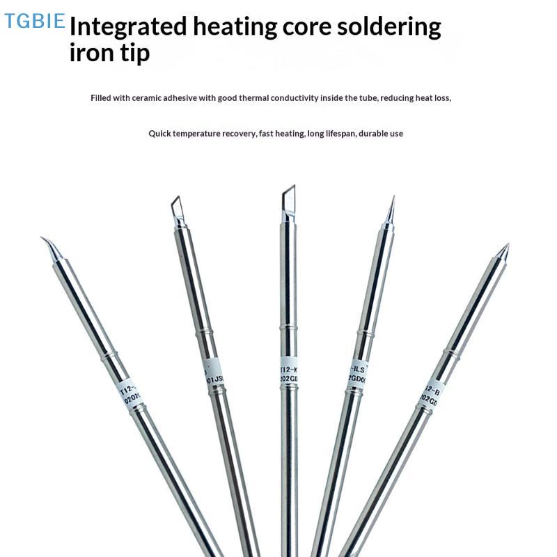 [TL]T12 I ILS J02 JL02 K KU Soldering Iron Tips For Hakko Fx951 DIY T12 Electric Soldering Iron Soldering Station Welding Tools