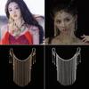 Vintage Veil Mask Costume Hanfu Tassel Headwear Face Curtain Cover Elegant Photo Props Chinese Wedding Braid Accessories
