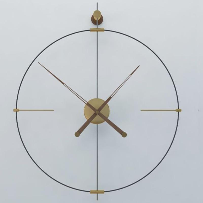 Nordic Wall Clock Modern Wall Watch Minimalist Luxury Aesthetic Large Clocks Silent Elegant Living Room Watches Home Decoration