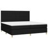 VidaXL Slat Bed Base with Mattress and LED, Upholstered Bed with Headboard, Double Bed, Adult Bedroom Bed, 3135623