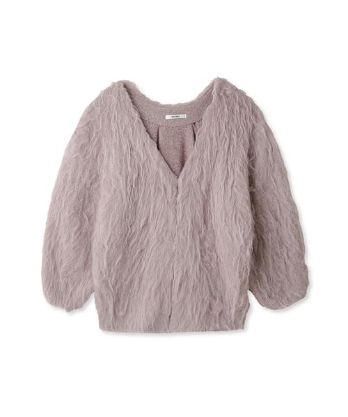 Snidel Shaggy Cardigan SWNT234206 GRY Women's Mid-Length