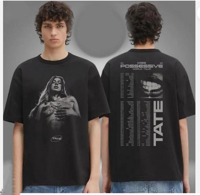 

New!!! Tate McRae Merch Event Miss Possessive World Tour 2025 2Sided. 4XL