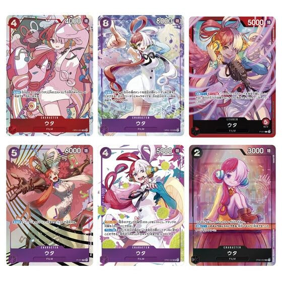 Bandai One Piece Jeu de Cartes Collection Premium de Cartes Uta -