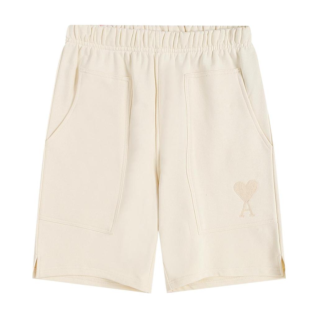 AMI Męskie codzienne spodenki z dużą kieszenią, luźne spodenki z czystej bawełny, sportowe, outdoorowe, codzienne spodenki do biegania