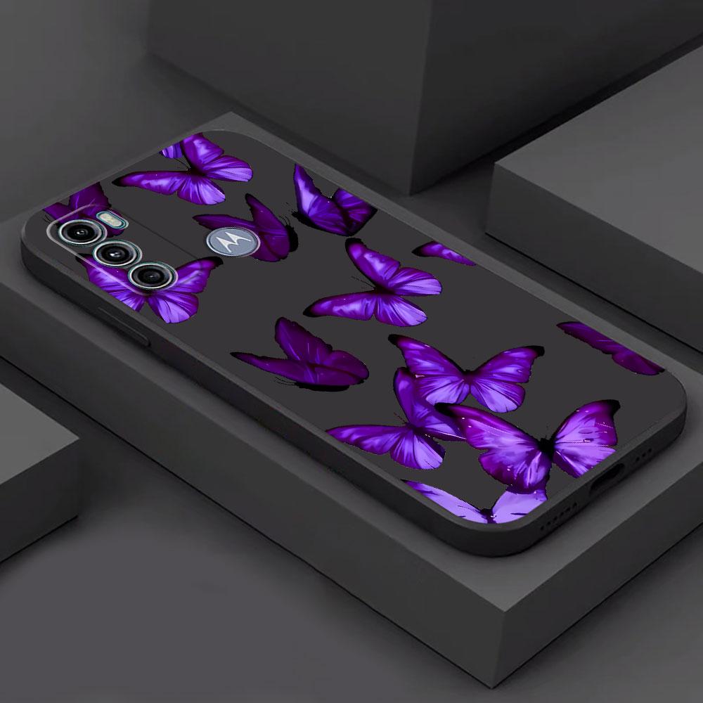 INS Retro Butterfly Phone Case for Motorola Moto Edge 30 Neo Edge 20 Pro One Fusion Plus Edge 40 Pro G9 Plus G200 5G Cover