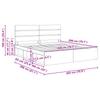 Bed Frame Black 200 x 200 cm Solid Pine Wood
