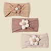 Baby Soft Nylon Headband with Five-Petal Flower - European & American Style