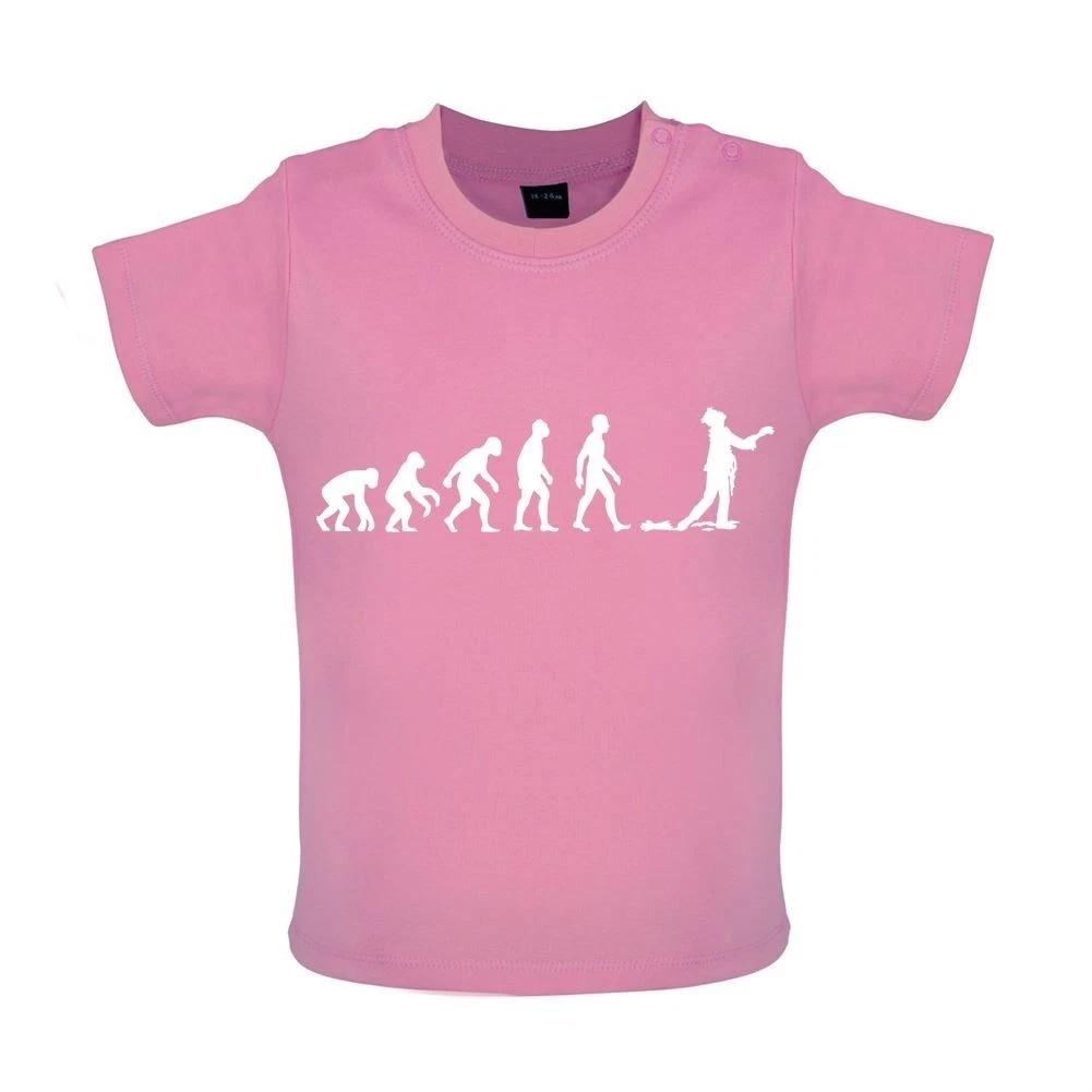 Evolution of Man Zombie - Baby T-Shirt / Babygrow - Zombies Halloween Dead 110