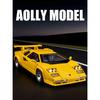 1/32 Lamborghini Countach LP500S Simulation Alloy Car Model Diecast Toys Children Toy Car Sound & Light Pull Back Birthday Gift