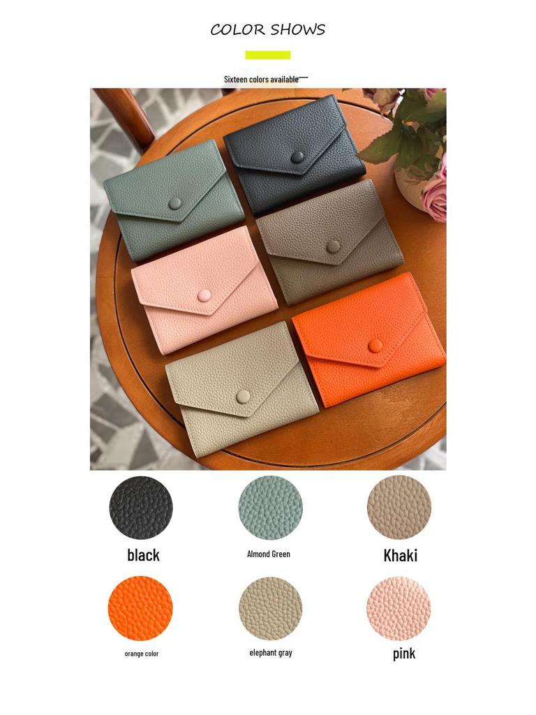 2025 Damski Portfel Slim ze Skóry Naturalnej i Etui na Karty - Wysokiej Klasy Wielofunkcyjny Portmonetka