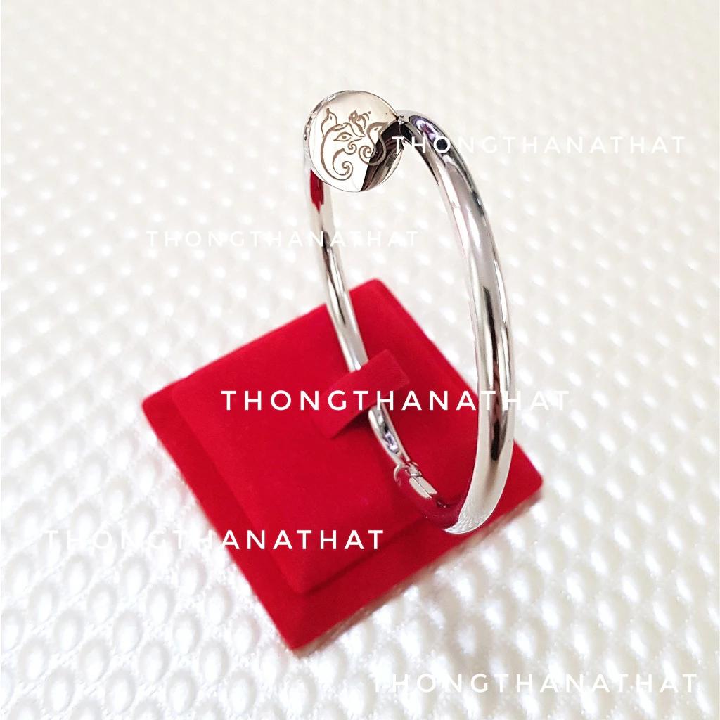 Hinduism Nail Head Bracelet Rhinestone Ganesha Five Row Yantra Sak Yant Tattoo Powerful Success Amulet Jewelry Vintage Protect Health Lucky Rich