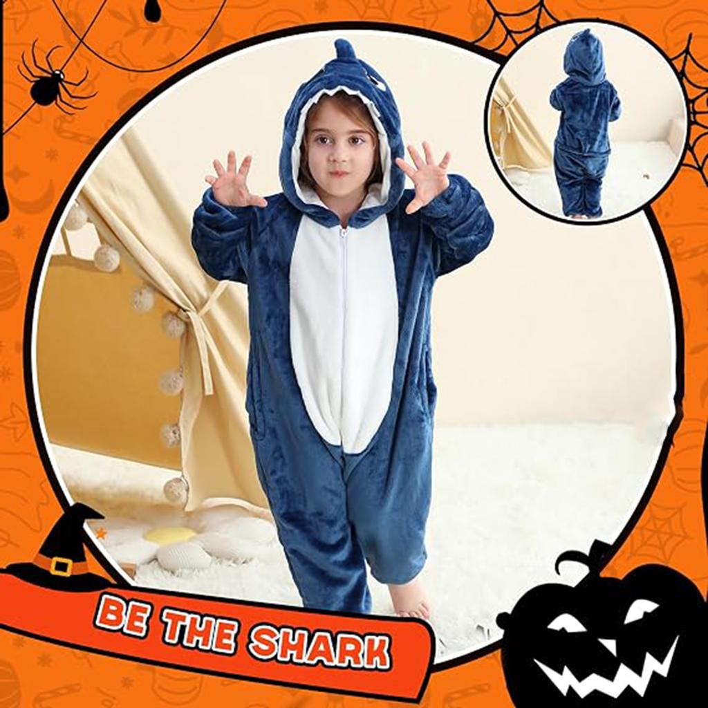 Kleinkind Kinder Flanell Tierkostüm Warmer Schlafanzug Overall für Jungen Mädchen