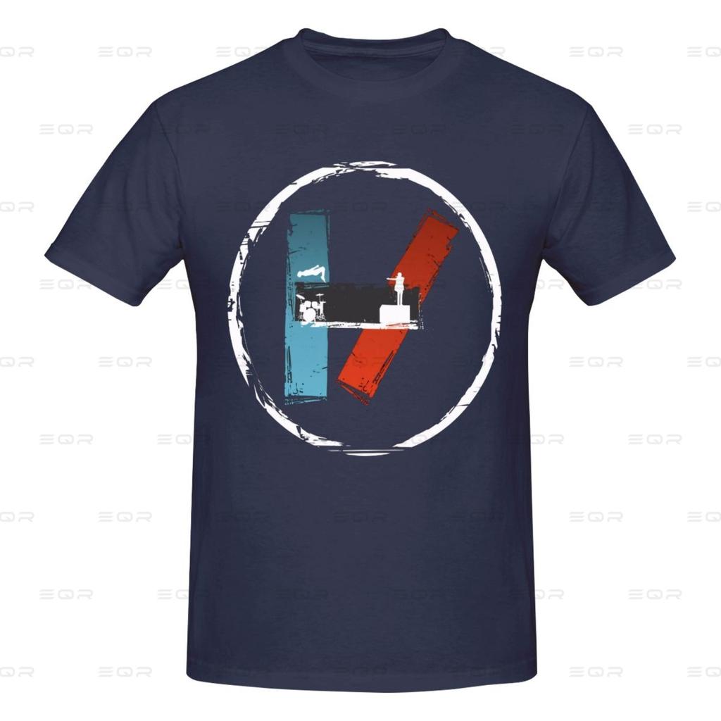 Twenty One Pilots Herren Rundhals Oversize T-Shirt, Ins-Stil, Neuheit T-Shirt Ganzjahresgeschenk