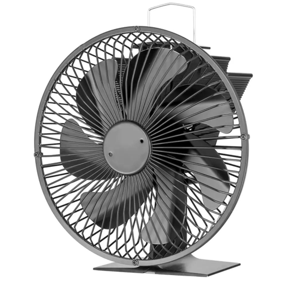 

7 Blade Fan Fireplace Fan Easy To Use Efficient Heat Distribution High-Quality Material Rust Resistant Living Room China Mainland