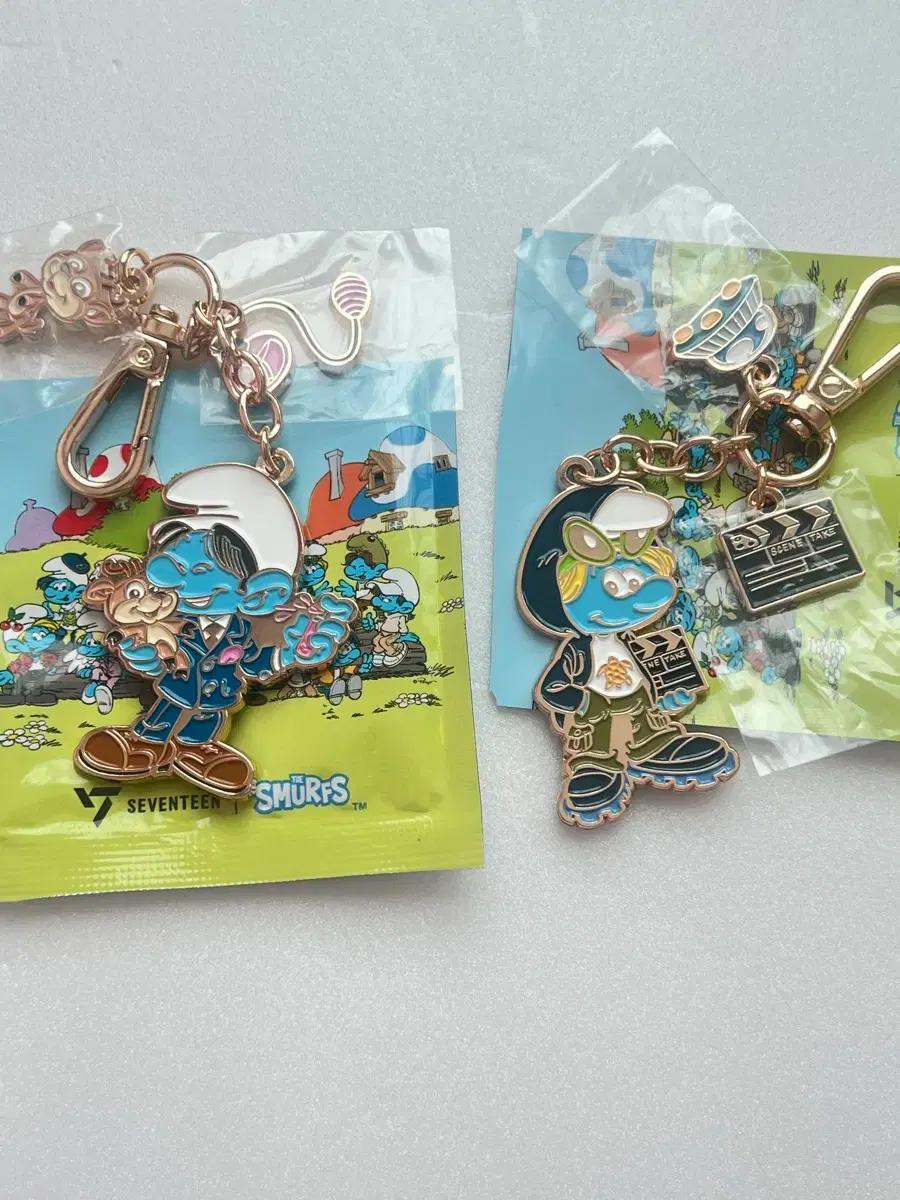 

SEVENTEEN x Smurf Keyring (Vernon & Joshua) Used