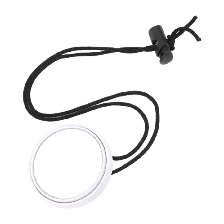 Small Swimming Adjustable Lanyard Mirror Adjustable Scubas Diving Rearview Mirror Side Hanging Tool With Safety Lanyard