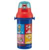 Skater Water Direct Dishwasher Made In Paw Patrol Children's Bottle, 480ml, Drinking, Plastic, One-Touch Operation, Safe, Japan, 24, Boys',