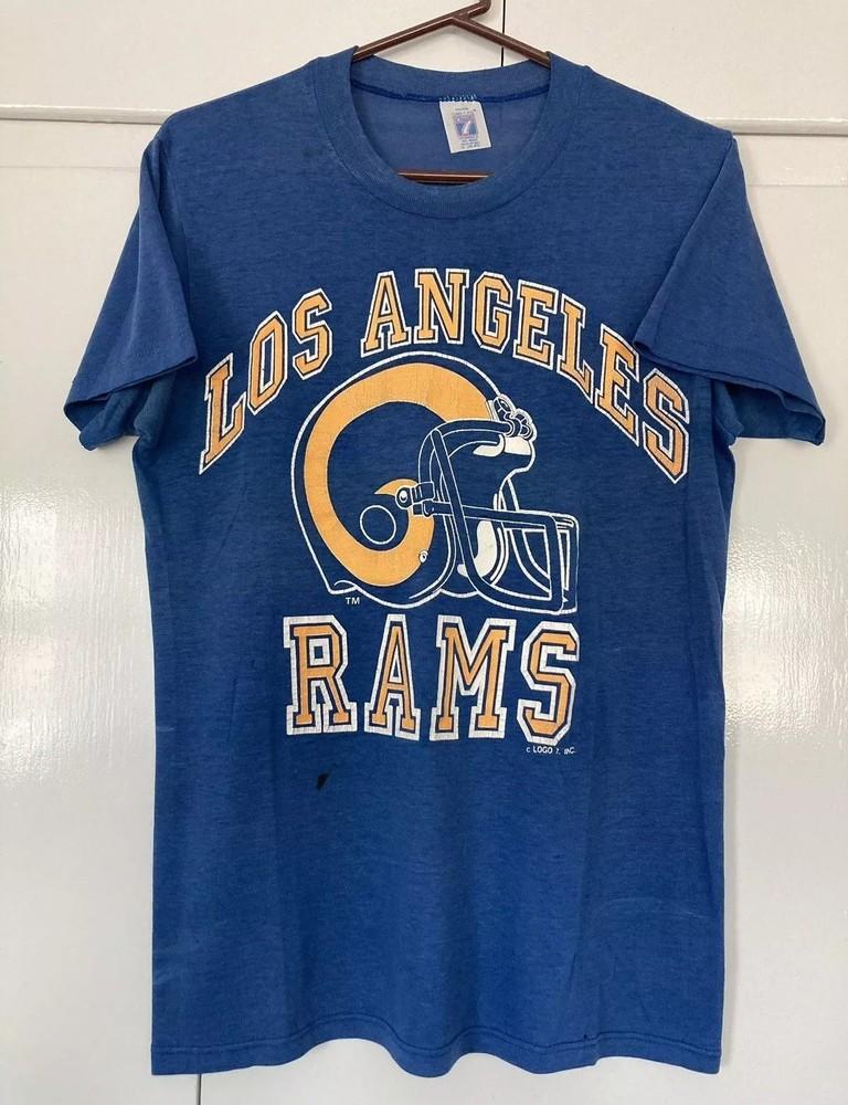 Los Angeles Rams Rare Design 90s Navy Shirt Retro Style Champions Tee Unisex T-Shirt
