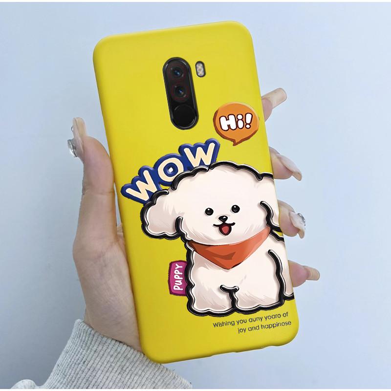 For Pocophone F1 Case Cute Cartoon Panda TPU Soft Silicone Phone Case For Xiaomi Pocophone F1 Back Cover PocoF1 Poco F 1 Fundas